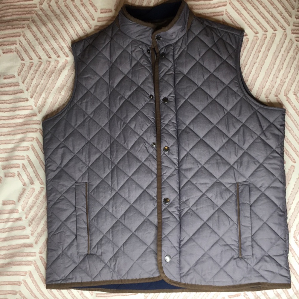 Peter Millar Pale Blue Light Down Vest L